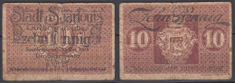 Saarlouis - 10 Pfennig Notgeld Gutschein 1919    (32326 - Autres & Non Classés