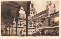 ITALIE - Certosa Di Pavia - Veduta Del Chistro Piccolo - Vue D'ensemble - Carte Postale Ancienne - Pavia