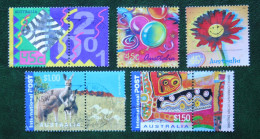 Greeting Stamps 2001 Mi 2042-2046 Yv 1942-1946 Used Gebruikt Oblitere Australia Australien  Australie - Usati