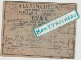 VP : à La  Samaritaine Paris , Franco , Destinée  Champeon , Mayenne ,gare St Fraimbault - Unclassified