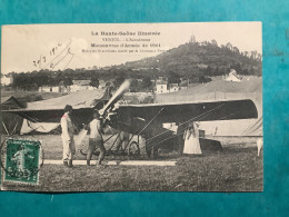 70/ Vesoul L’aérodrome  Manoeuvres D’armee Qpde 1911 Monoplan Deperdussan Monte Par Lieutenant Trémate - Autres & Non Classés