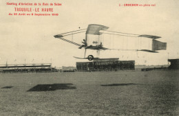 TROUVILLE - LE HAVRE - Meeting D'aviation De La Baie De Seine - Crochon En Plein Vol - Trouville