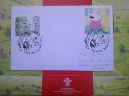 Childhood Favourites Pig Oak Wimborne. 100 Ans, Suzy Sheep, Suzy Mouton - Postmark Collection
