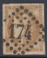 Bordeaux N° 43A Oblitéré  - Cote : 90 € - 2e Choix - 1870 Uitgave Van Bordeaux