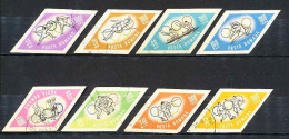 Roumanie (Romania) Used -155 N° 2032/9 Jeux Olympiques (olympic Games) TOKYO 64 - Summer 1964: Tokyo