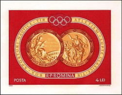 Roumanie (Romania) MNH ** -52- Bloc N° 51 Jeux Olympiques (olympic Games) 1956 MELBOURNE 1960 ROME COTE 18.5 Euros - Sommer 1956: Melbourne