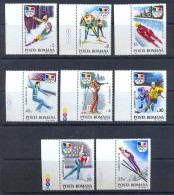 Roumanie (Romania) MNH ** -28- Mi 4761- 4768 Jeux Olympiques (olympic Games) Albertville 92 Skating,Bobsleigh,Ski Hockey - Nuevos