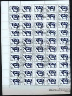 Bulgarie (Bulgaria) Used -313 N° 3362 Vache Caw Caws COTE 200 Euros Feuilles (sheets) - Used Stamps