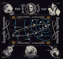 Bulgarie (Bulgaria) MNH ** 266- Bloc N° 135 Espace (space) Comète De Halley Halley's Comet - Europe