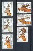 Bulgarie (Bulgaria) MNH ** 193 N° 3095 / 3101 Faune (Animals & Fauna) Cervidé Cervid Cerf Deer  - Nuevos