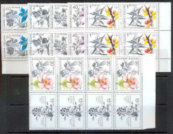 Bulgarie (Bulgaria) MNH ** 155 N° 3418 / 3423 Fleurs (fleur Flower Flowers) Plantes Médicinales Bloc 4 - Plantes Médicinales