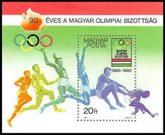 239 Hongrie (Hungary) MNH ** Bloc N° 177 Jeux Olympiques (olympic Games) SAUT JUMP - Hojas Bloque