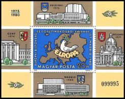 224 Hongrie (Hungary) MNH ** Bloc N° 151 Europa Pigeon Colombe Helsinki - Blokken & Velletjes