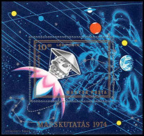 194 Hongrie (Hungary) MNH ** Bloc N° 110 Espace (space) Mars 1974 COTE 6 Euros - Blocks & Sheetlets