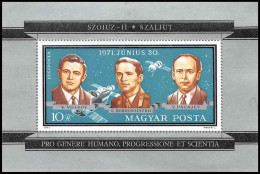 175 Hongrie (Hungary) MNH ** Bloc N° 89 Espace (space) SOYUZ 11 Volkov - Blocs-feuillets