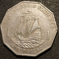 EAST CARIBBEAN STATES - 1 DOLLAR 1999 - Elizabeth II - 2e Effigie - KM 20 - Caraibi Orientali (Stati Dei)