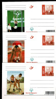 2006 Set 3 Briefkaarten** Special Olympics Belgium / Een Winnersmentaliteit - Illustrated Postcards (1971-2014) [BK]