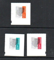 DENMARK - 2010 - QUEEN MARGRETHE 7KR, 10K AND 16K  MINT NEVER HINGED, SG CAT£22.50 - Unused Stamps