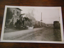 Photographie - Melun (77) - Locomotive -Tramway - Remorque N° 3 - Ligne Barbizon - Gare Locale - 1935 - SUP (HZ 26) - Melun