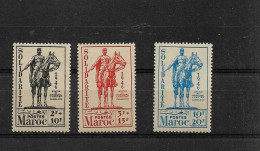 MAROC  241/43 *      NEUFS AVEC CHARNIERE - Unused Stamps