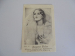 Magasin COURTHEOUX Cadeaux N° 14 BRIGITTE HELM   Star Cinéma Chromo Trading Card Film Stars Vedette Célébrité - Other & Unclassified