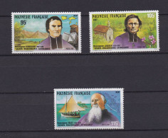 POLYNESIE 1987 TIMBRE N°292/94 NEUF** MISSIONNAIRES - Unused Stamps