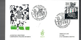 ITALIA 2014 FDC VENETIA CLUB N. 1813 JUVENTUS VINCITRICE CAMPIONATO ITALIANO - FDC