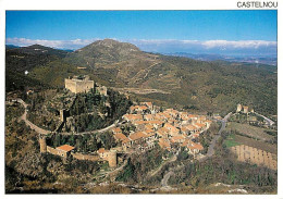 66 - Castelnou - Vue Générale Aérienne Du Village Médiéval Fortifié - CPM - Voir Scans Recto-Verso - Autres & Non Classés