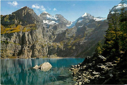 Suisse - BE Berne - Oeschinensee - Blùmlisalp Und Frundenhorn - CPM - Carte Neuve - Voir Scans Recto-Verso - Autres & Non Classés