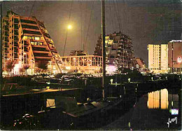 34 - La Grande Motte - Le Port La Nuit - Automobiles - Bateaux - CPM - Voir Scans Recto-Verso - Altri & Non Classificati