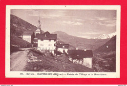 F-73-Hauteluce-02PH14  L'entrée Du Village Et Le Mont Blanc, Cpa BE - Other & Unclassified