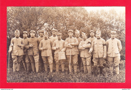 Milit-572A58  Carte Photo, Groupe De Militaires, Col N° 13, Cpa BE - Autres & Non Classés