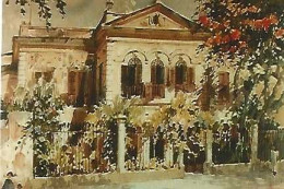 Macau ** & Postal, Artistic Heritage Of The Luis De Camões Museum Watercolors By George Smirnoff (27) - Peintures & Tableaux