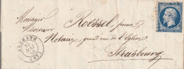 France Alsace Lettre Brumath 1856 - Storia Postale