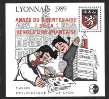 6 03 - 14  41	LYONNAIS  1989	-	Salon Philatélique De Lyon Annéee Du Bicentenaire De La Révolutin - Autres & Non Classés