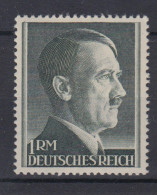 Deutsches Reich 799 B Adolf Hitler 1 RM Postfrisch - Sonstige & Ohne Zuordnung