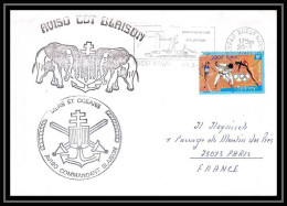 France 608 (bateau Ship) Aviso Cdt Blaison 23/3/2001 Lettre Navale Cover Bateau Ship - Poste Navale