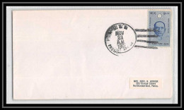 443 USA 1961 Us Navy USS Fremont (APA-44) Lettre Navale Cover Bateau Sip Boat  - Storia Postale