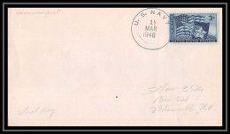 324 USA 1946 Us Navy USS Hammondsport Last Day Lettre Navale Cover Bateau Sip Boat  - Brieven En Documenten