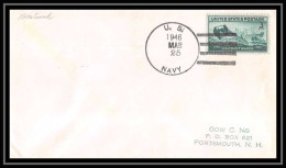 235 USA 1946 Us Navy USS Bostwick (DE-103) Lettre Navale Cover Bateau Sip Boat  - Briefe U. Dokumente