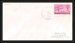 245 USA 1946 Us Navy USS Brule (APA-66) Lettre Navale Cover Bateau Sip Boat  - Covers & Documents