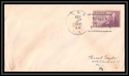 137 USA 1940 Us Navy USS Pike 173 Ww2 Lettre Navale Cover Bateau Sip Boat  - Storia Postale