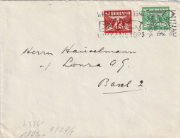 Pays Bas Lettre Censurée Pour La Suisse 1942 - Postal History