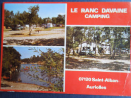 Saint Alban Auriolles    Camping Caravaning    Le Ranc Davaine    CP240452 - Autres & Non Classés