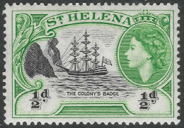 St Helena. 1953-59 QEII. ½d MH. SG 153. M6039 - Isla Sta Helena