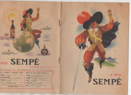 Sabazan (32) Plaquette Pour L'ARMAGNAC SEMPE  (voir La Description) (M6540) - Publicidad