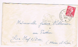 ALLEMAGNE OFFENBURG Lettre POSTE AUX ARMEES  Correspondance Du 31/12/1955 S/ Marianne Muller    (382) - Handstempel