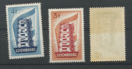 1956  Europa  ** Mais Deux Francs  Jauni Au Verso - Unused Stamps