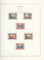 553 - Italia Regno 1928/1944 - Collezione Montata In 2 Album Marini, Non Completa Del Periodo. Occasione. Cat. € 7500,00 - Collections