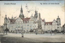 71501812 Dresden Altstadt Kgl. Schloss Wettin-Obelisk Dresden - Dresden